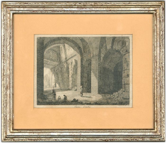 Antonio Acquaroni - Framed Early 19th Century Etching, Curio Ostilia