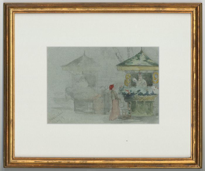 George Willoughby Maynard (1843-1923) - Framed 1919 Watercolour, Marseilles