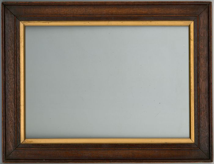20th Century Dark Wood Picture Frame