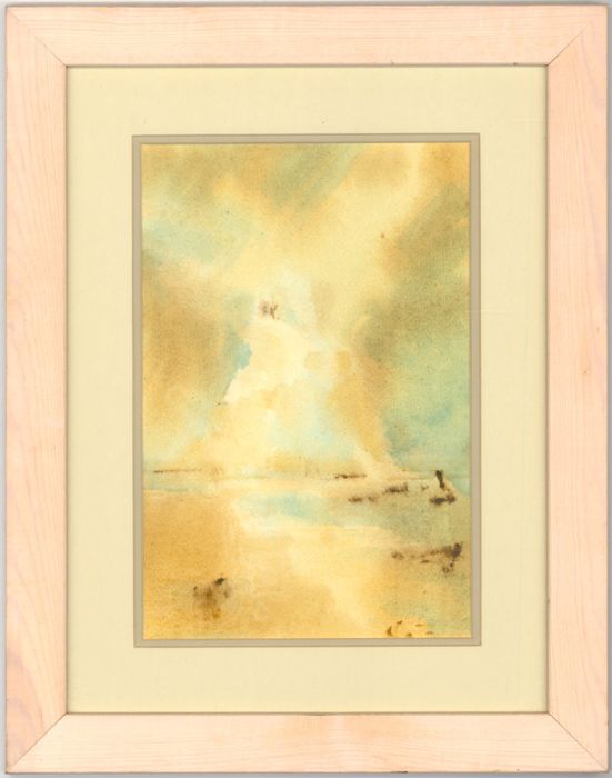 Vaughan Warren RAS (1959-2024) - 2003 Watercolour, St Michael's Mount