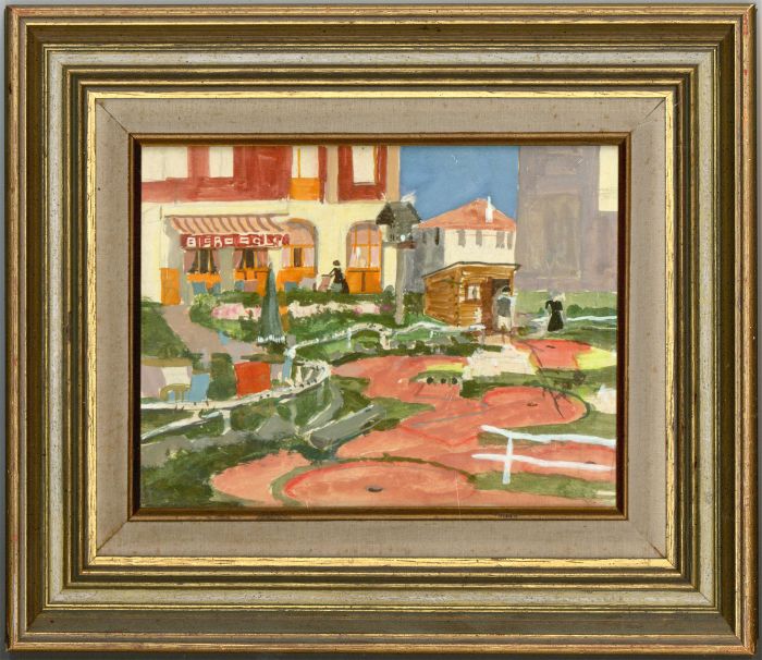 20th Century Gouache - Crazy Golf