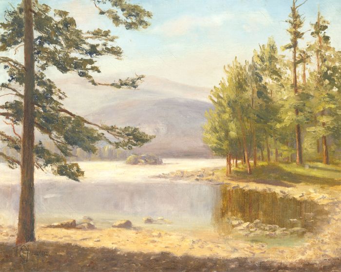 Francis E. Jamieson (1895–1950) - 20th Century Oil, Loch Landscape