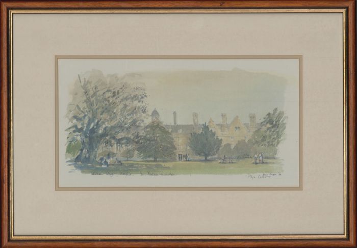 Sir Hugh Casson (1910-1999) - Contemporary Digital Print, Wadham College Oxford