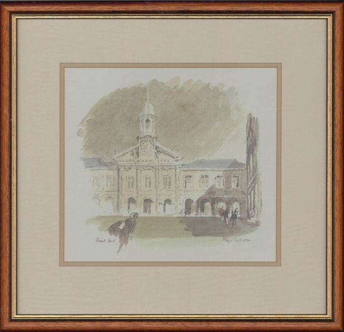 Sir Hugh Casson (1910-1999) - Contemporary Digital Print, Front Court, Cambridge