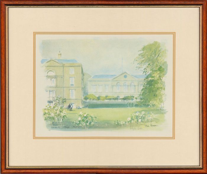 Sir Hugh Casson (1910-1999) - Contemporary Digital Print, Worcester College