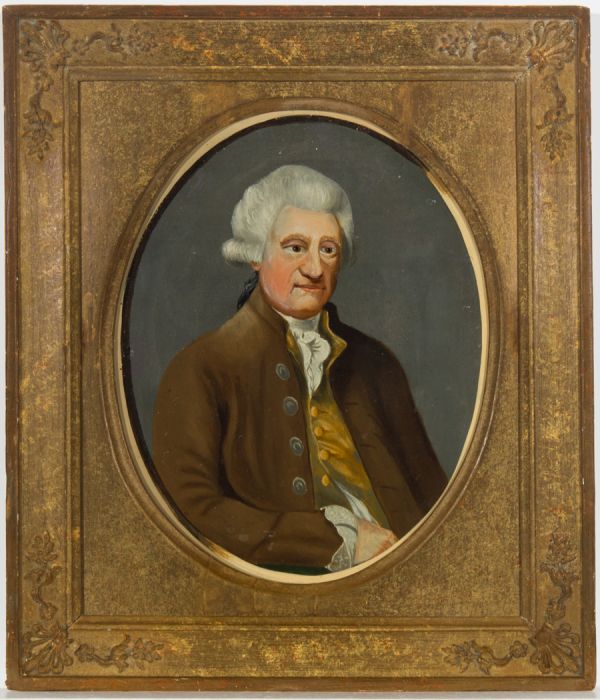 Ornately Framed Late 19th Century Oil - Portrait of an 18th Century Gentleman