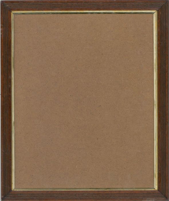 Late 19th Century Mahogany Picture Frame with Gilt Slip
