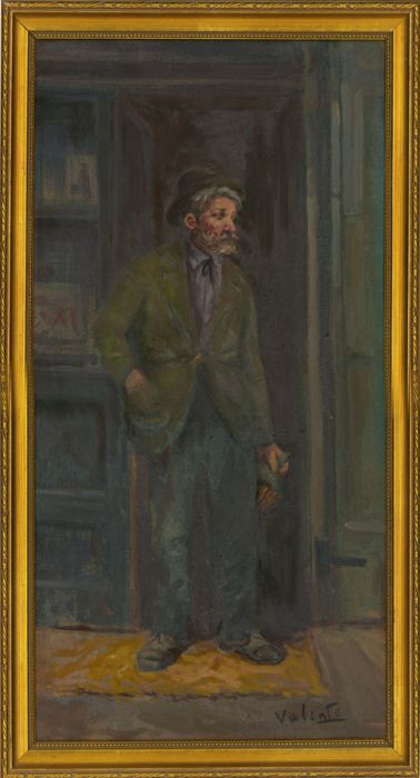 Valente (b. 1897) - Signed Italian Oil, Portrait of an Italian Merchant