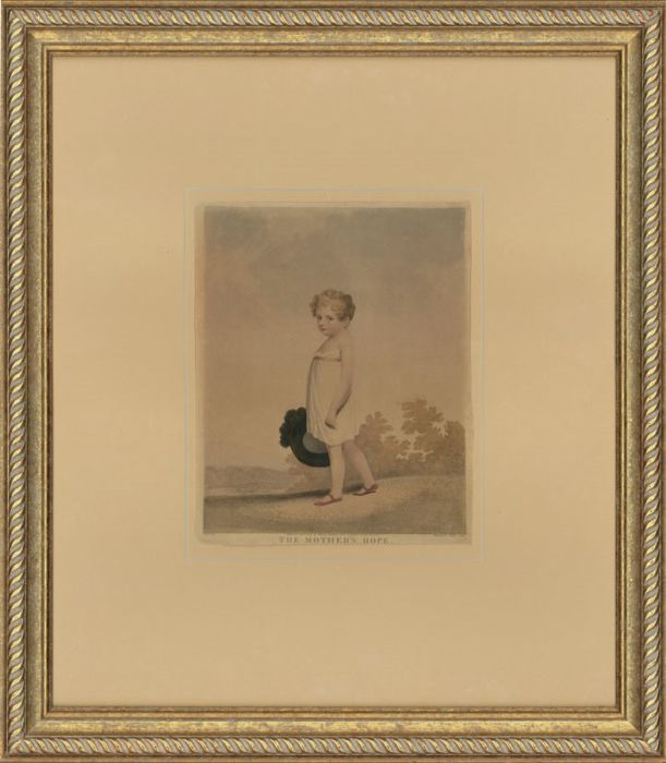 Freemen after Buck - Gilt Framed 19th Century Stipple Engraving, Mother's Hope
