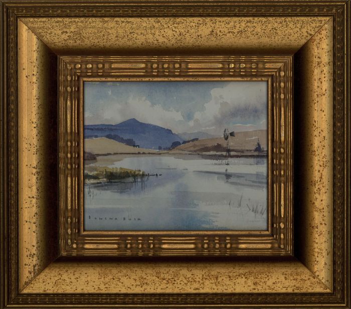 Rowena Bush (1917-1998) - Signed & Framed Watercolour, South African Landscape