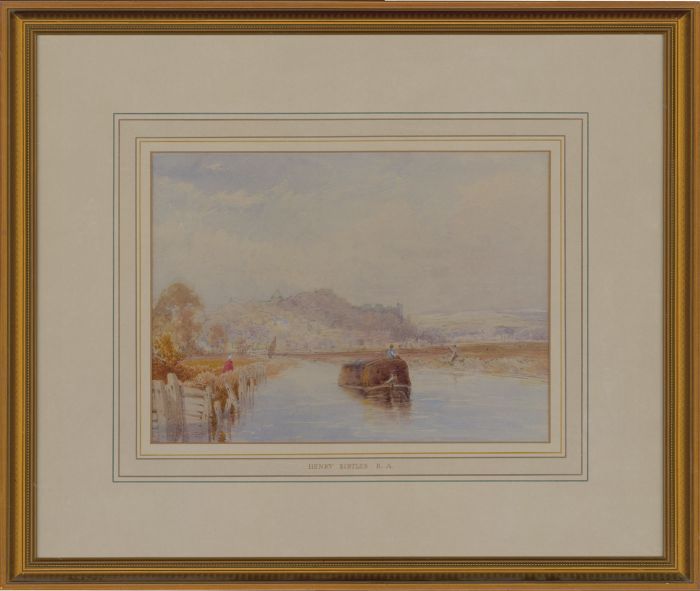 Attrib. Henry Birtles RA (1838-1907) - Fine Watercolour, Down the River Arun