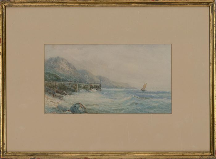 Walter Erasmus Ellis (1849-1914) - Late 19th Century Watercolour, Coastline View