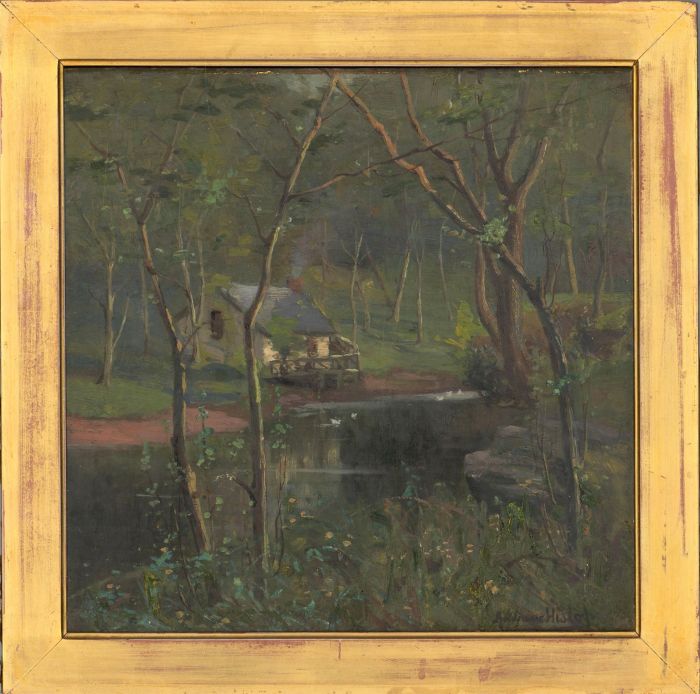 Andrew Hislop PSSA (1887-1954)  - Framed Late 19th Century Oil, Kelly Glen