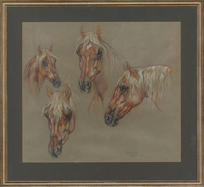 Leslie Benenson (1941-2018) - Signed & Framed 1999 Pastel, Saleroso Catalan