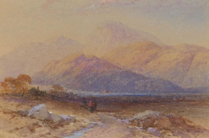 Thomas Charles Leeson Rowbotham - 1869 Watercolour, Ben Nevis From Banavie