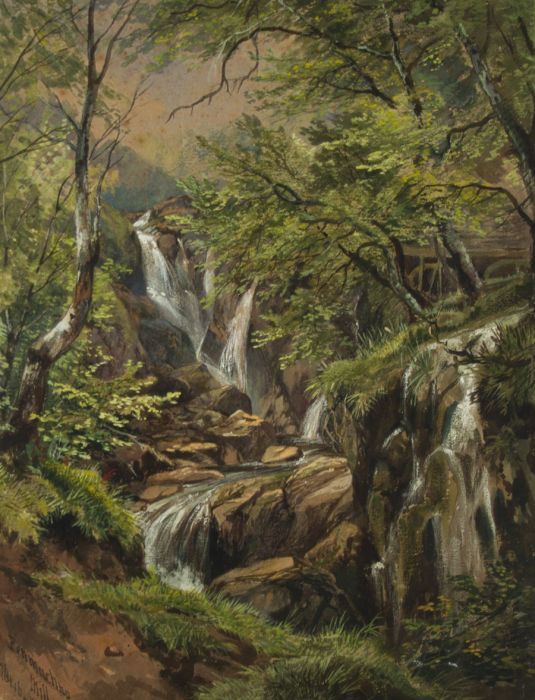 1846 Gouache - Penmachno Mill
