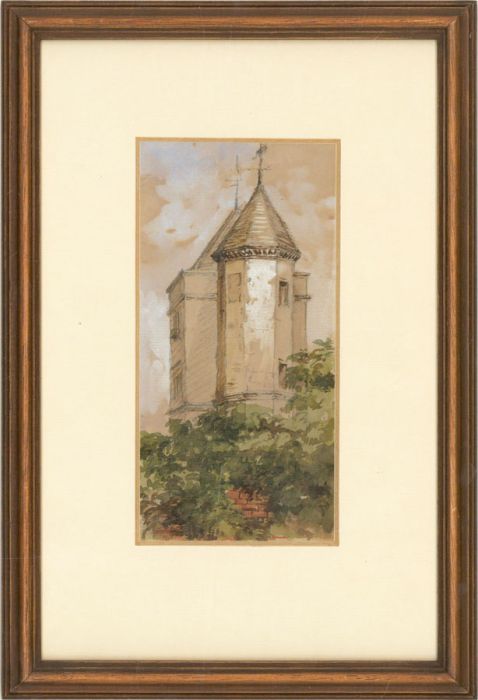 Glen Southwell - Framed 1866 Watercolour, Sissinghurst Castle
