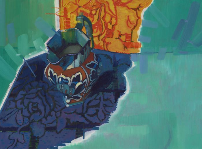 John Cherrington (1931-2015) - Acrylic, Abstract Still Life with a Jug