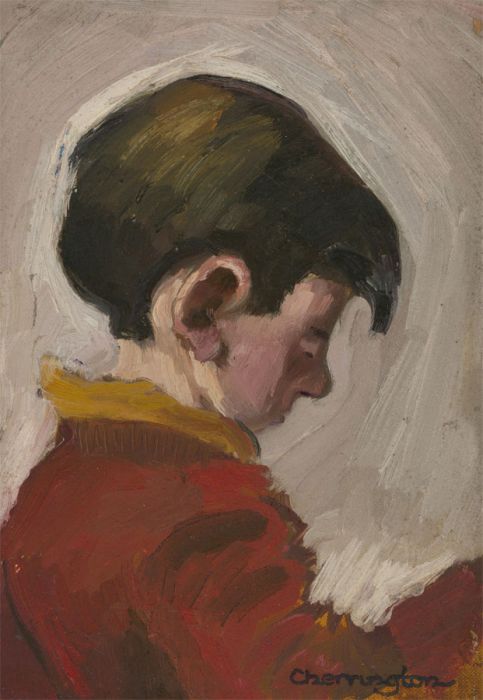 John Cherrington (1931-2015) - 20th Century Oil, Portrait of a Young Boy
