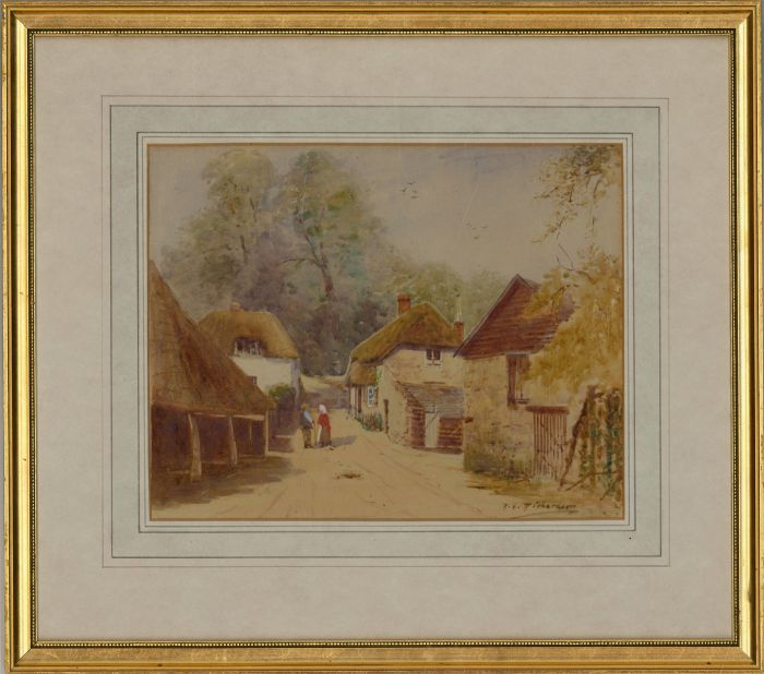 R Esdaile Richardson (b.1897) - Early 19th Century Watercolour, Cockington Forge