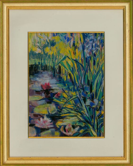 B. McMillan - 20th Century Pastel, The Lily Pond