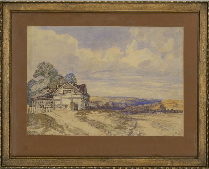 Attrib. John Callow (1822-1878) - 19th Century Watercolour, Laneside Cottage