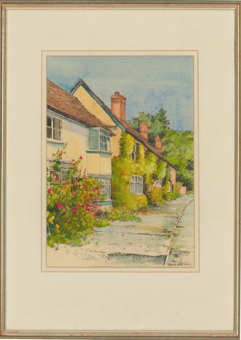Denise Pattison - Signed Contemporary Pen and Ink Drawing, Long Melford, Suffolk
