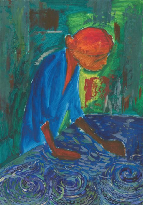 John Cherrington (1931-2015) - 20th Century Oil, Mystic Female Figure