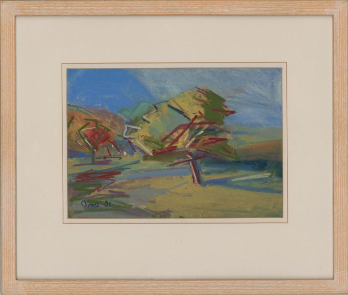 Edward Orme - Signed & Framed 2001 Pastel, Autumn Trees, Ashmore