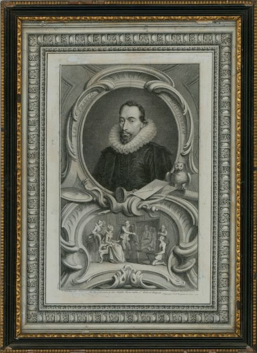 Jacobus Houbracken after F. Zuccari - 1738 Engraving, Sir Francis Walsingham