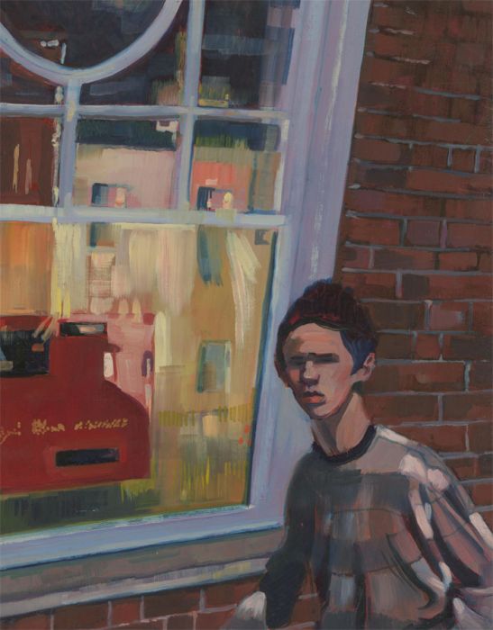 John Cherrington (1931-2015) - 20th Century Oil, Lively Street Scene