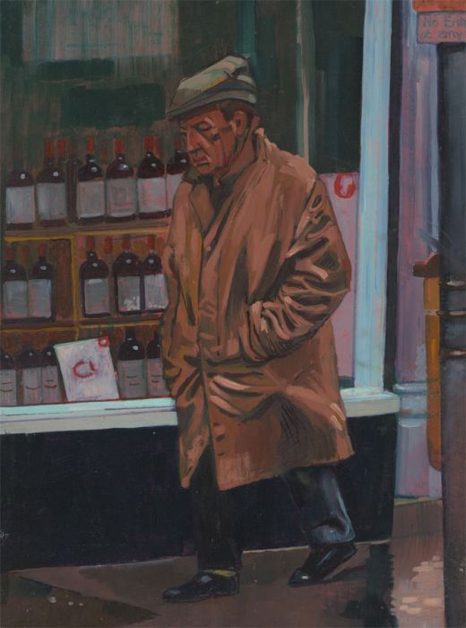 John Cherrington (1931-2015) - Signed 20th Century Oil, Pensive Male