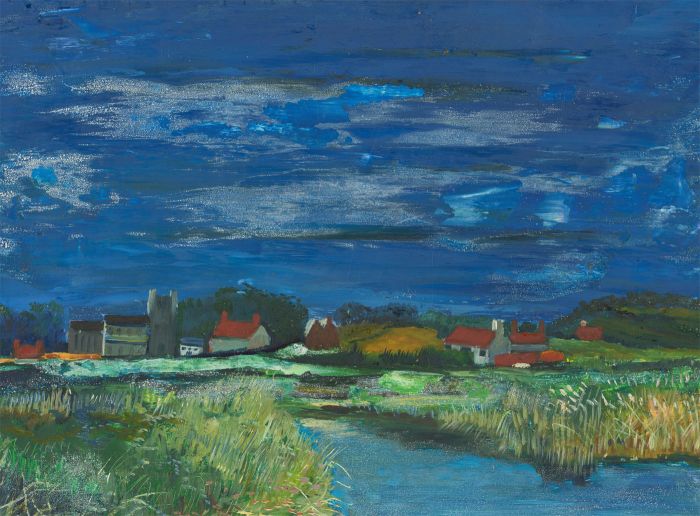 John Cherrington (1931-2015) - Signed 20th Century Oil, Peaceful Landscape Scene