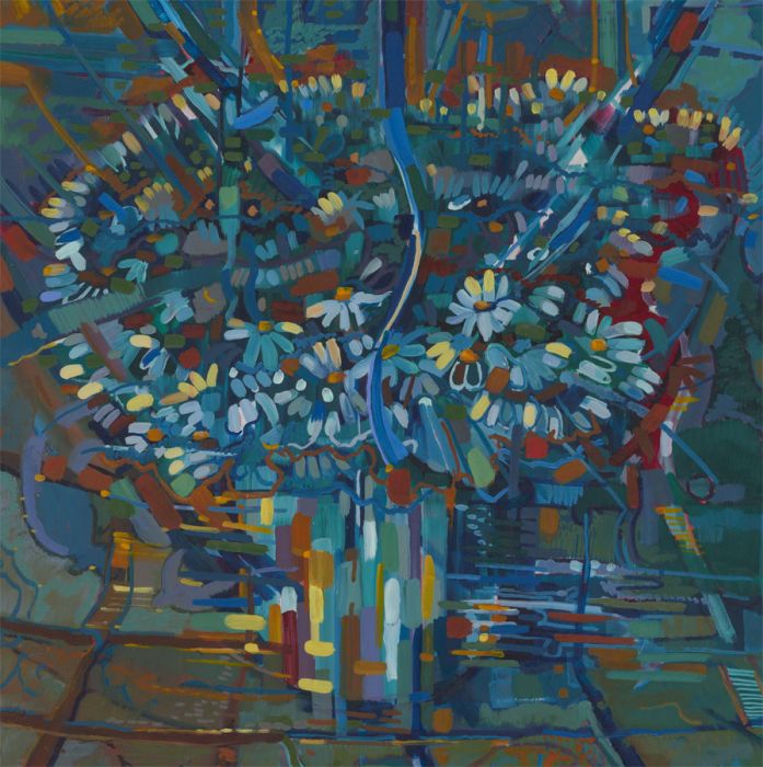 John Cherrington (1931-2015) - 1988 Acrylic, Bouquet of Flowers