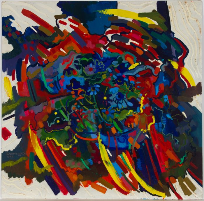 John Cherrington (1931-2015) - 1982 Acrylic, Fauvist Flora