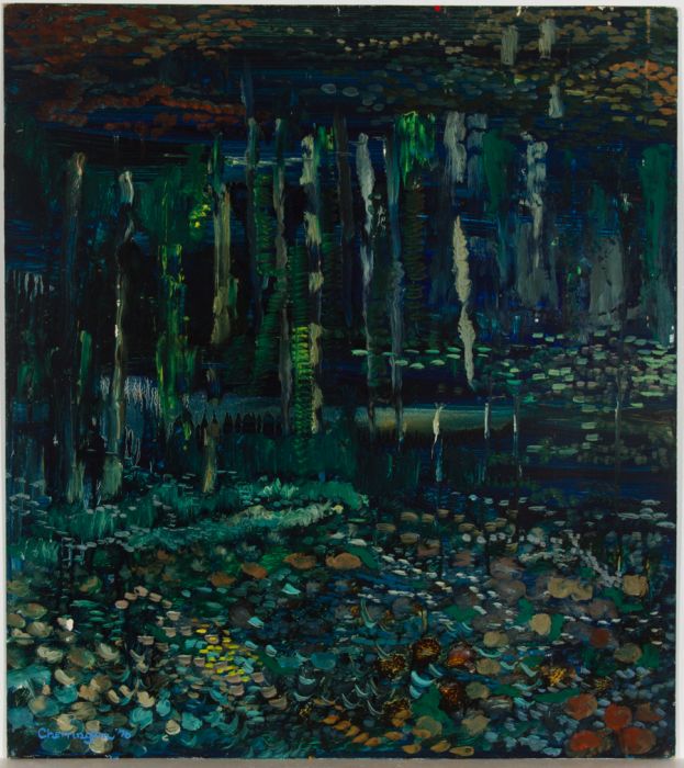 John Cherrington (1931-2015) - 1976 Oil, Lake Abstraction I