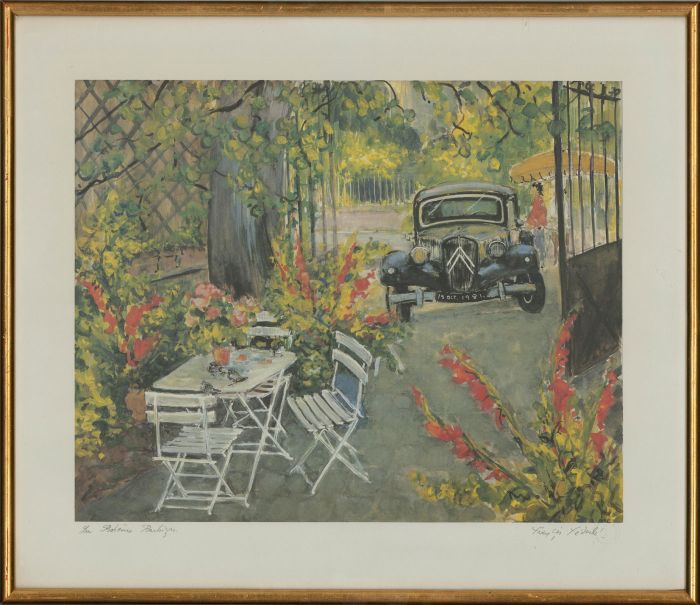 François Federle - Signed & Framed Contemporary Digital Print, The Summer Garden