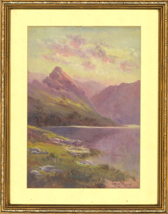 Alfred Harford RWA (1848-1915) - Signed & Framed Oil, Highland Scene