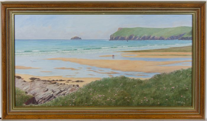 Frederick Chaplin Smith (b.1926) - 20th Century Oil, Pentirehead, Polzeath