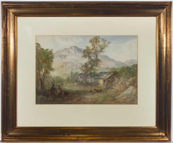 Henry Martin Pope (1843-1908) - Fine Late 19th Century Watercolour, Farmyard