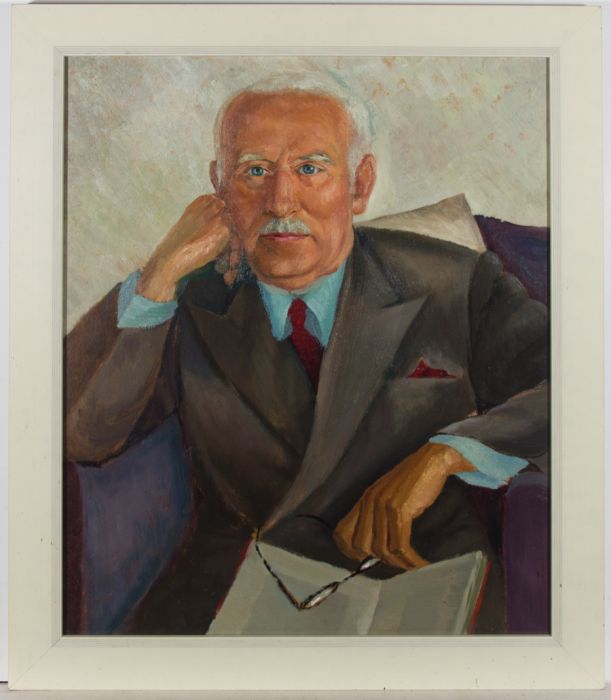 Meryl Watts (1910-1992) - Fine 20th Century Oil, Portrait of the Artist's Father
