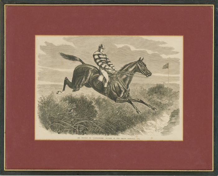 After John Sturgess (c.1869-1903) - Framed 1881 Wood Engraving, Grand National