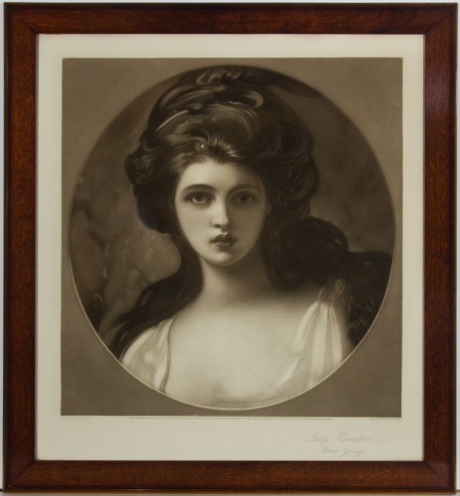Henry T. Greenhead - c.1900 Mezzotint, Lady Hamilton