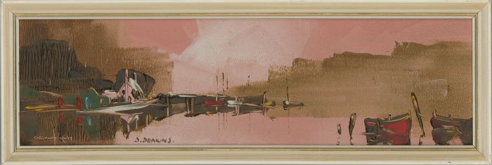 David Deakins (b.1944) - 20th Century Oil, Greenway Quay