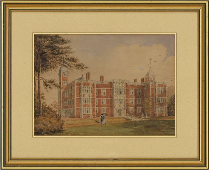 Framed Late 19th Century Watercolour - The Manor House