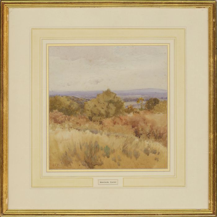 William Eyre Walker RWS (1847-1930) - Watercolour, Newlands Corner