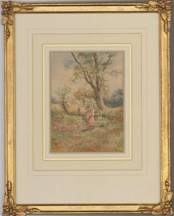 Circle of Myles Birket Foster (1825-1899) 19th Century Watercolour Landscape