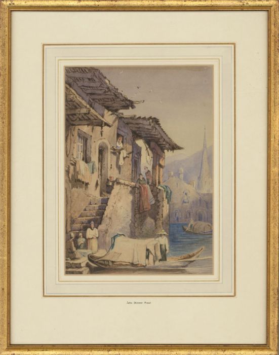 Attrib. John Skinner Prout (1805-1876) - 19th Century Watercolour, Street Scene