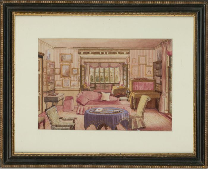 F.A. Merivale - Late 19th Century Watercolour, Pontesbury Rectory, Shropshire