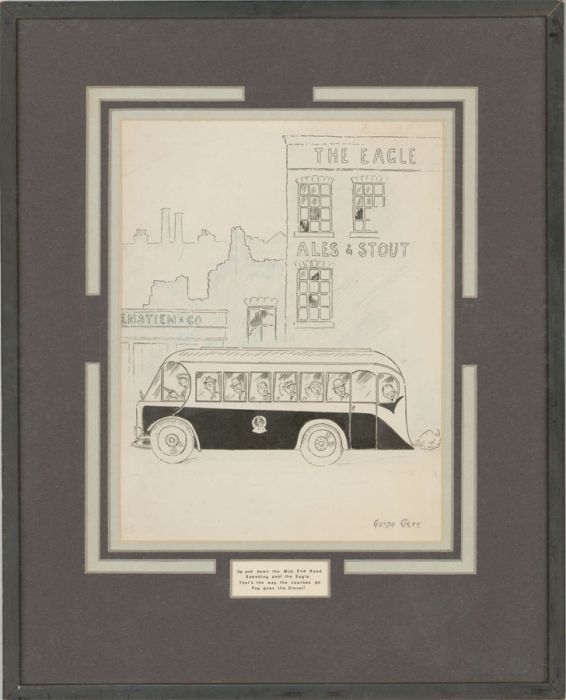 Guido Gray - Early 20th Century Pen and Ink Drawing, Mile End Road